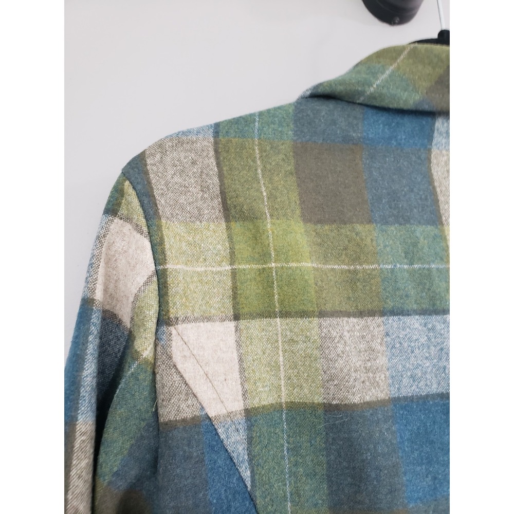 NWOT Pendleton 100% Virgin Wool Shacket Plaid 49ER Chore Jacket Cottagecore - Picture 6 of 9